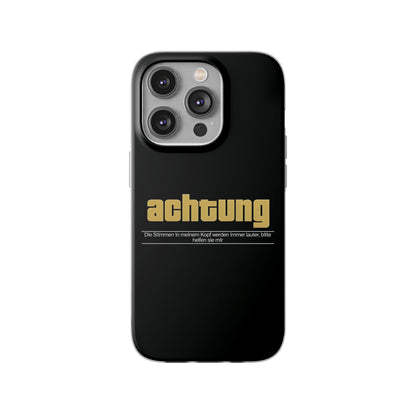 "Achtung (Stimmen)" High Quality Phone Case