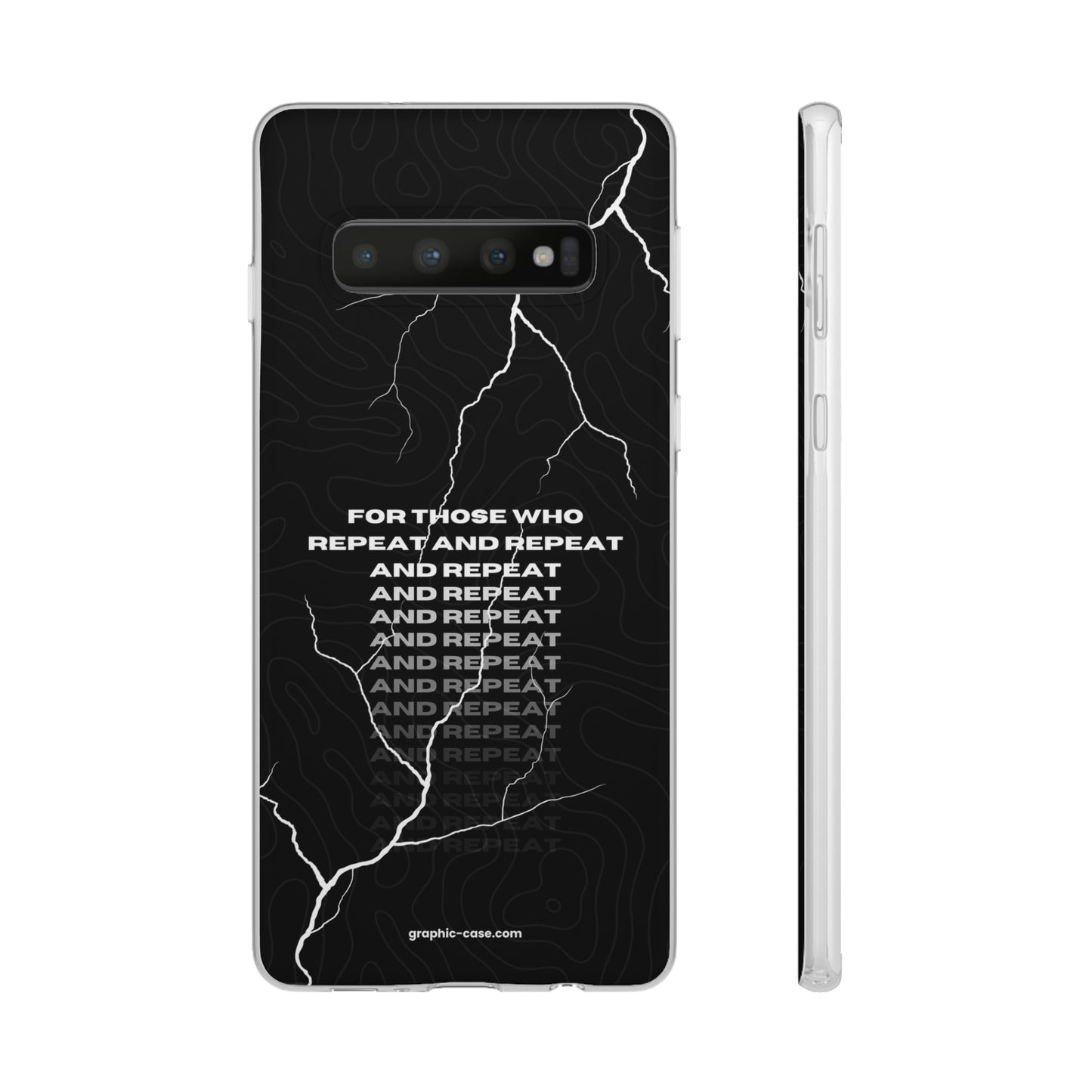 "For those who repeat and repeat..." High Quality Phone Case