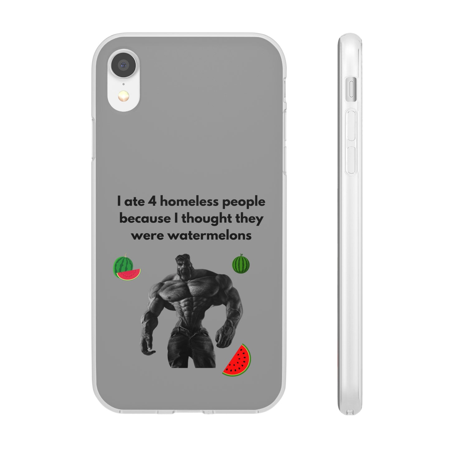 "I ate 4 homeless people" High Quality Phone Cases