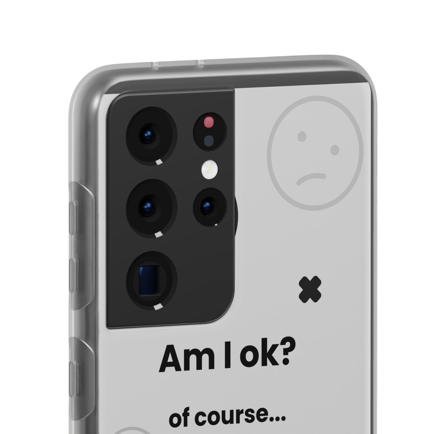 "Am I ok?" High Quality Phone Case