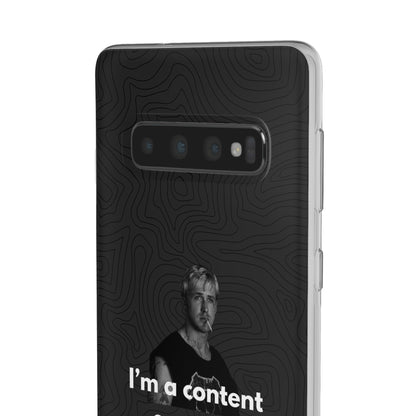 "I'm a content creator" High Quality Phone Case