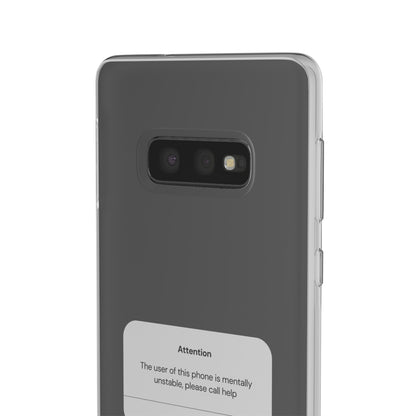 "Attention Notification" High Quality Phone Case