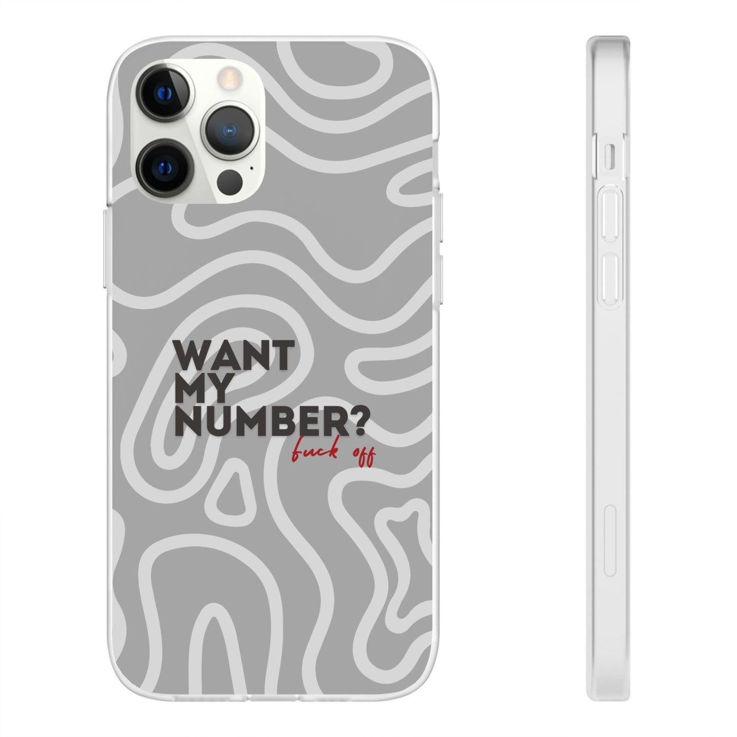 "Want my number?" High Quality Phone Case