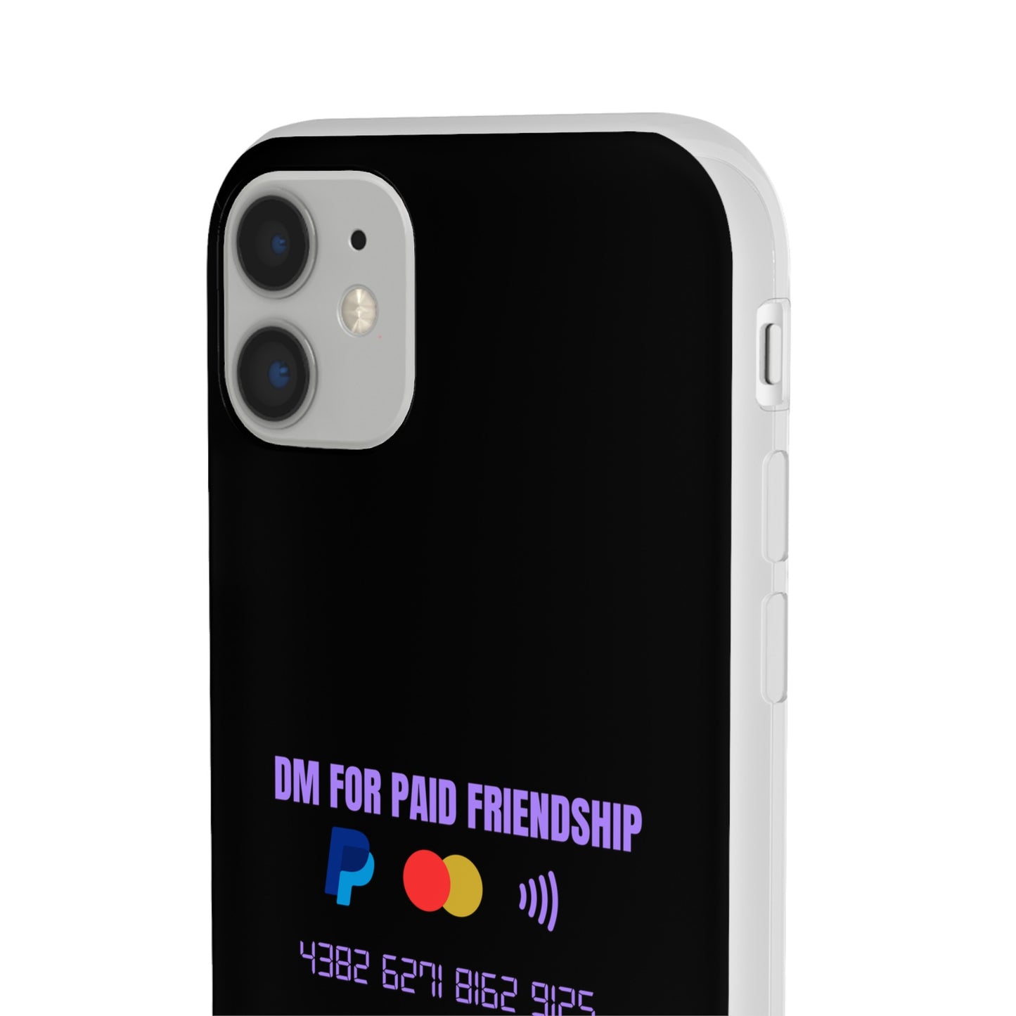 "DM for paid friendship" High Quality Phone Case