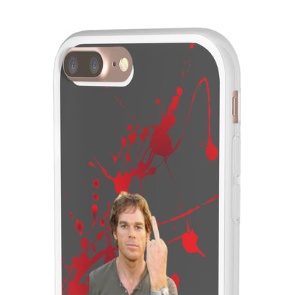 Dexter Middle Finger High Quality Phone Case