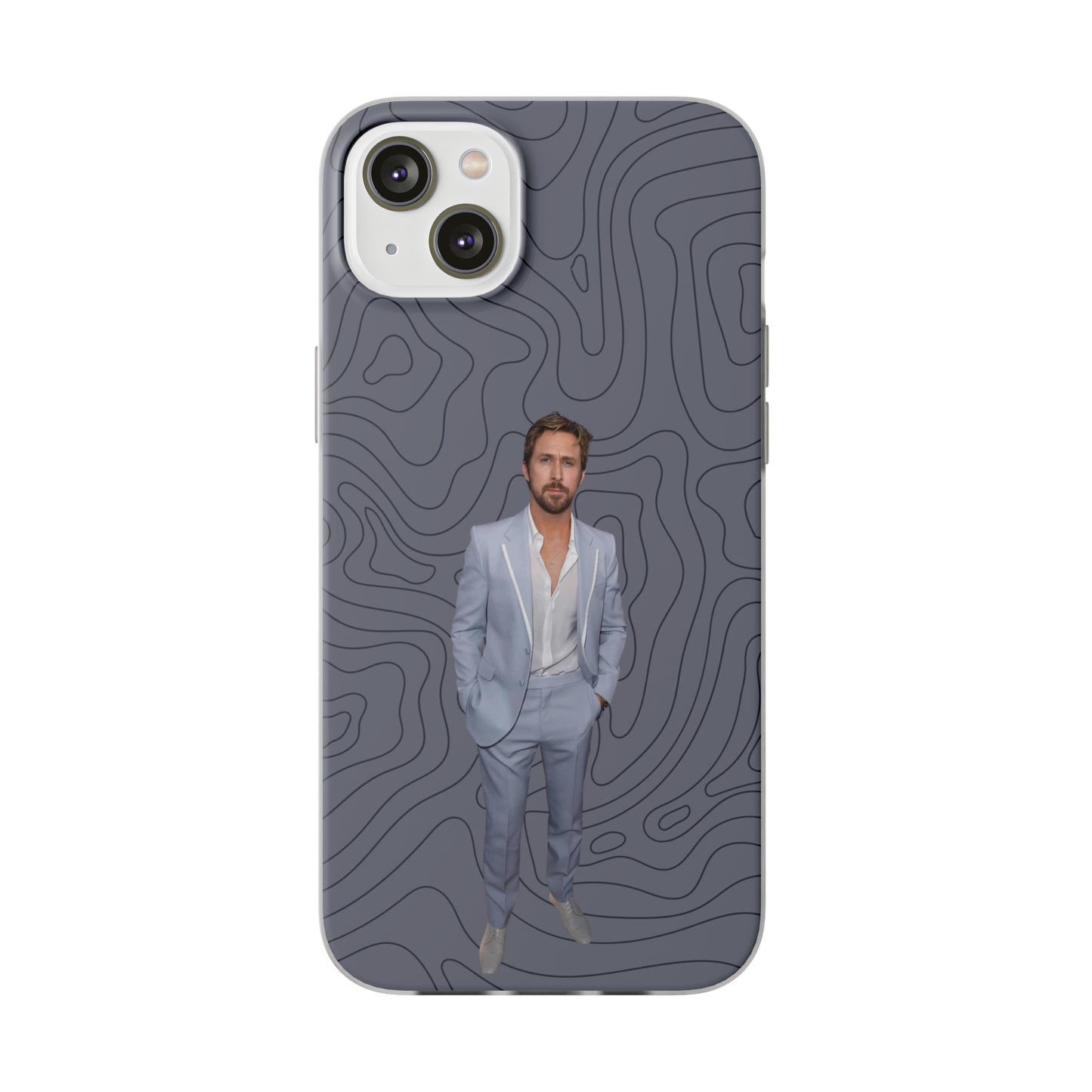 "Ryan Gosling blue" High Quality Phone Case