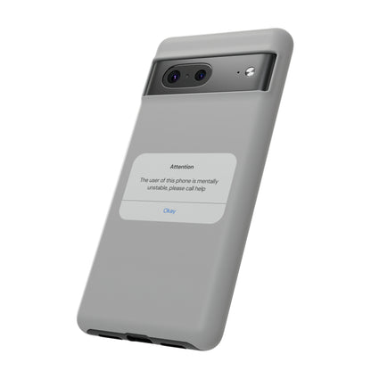 "Attention Notification" Premium Quality Phone Case