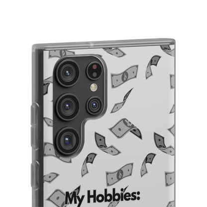 "My hobbies: -Tax Fraud Grey Version" High Quality Phone Case