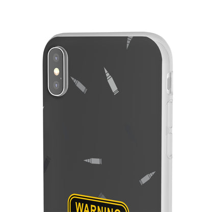 "Warning, my phone is not the only thing in my pocket" High Quality Phone Case