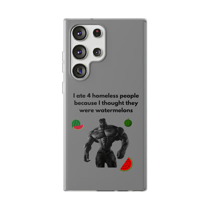 "I ate 4 homeless people" High Quality Phone Cases