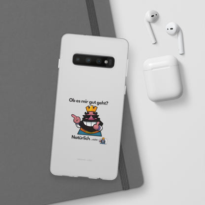 "Ob es mir gut geht? Natürlich... nicht" High Quality Phone Case