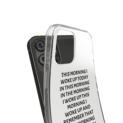 "THIS MORNING" High Quality Phone Case