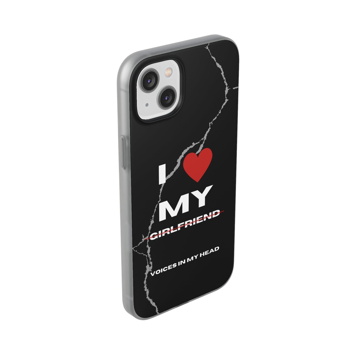 "I love my voices in my head" High Quality Phone Case