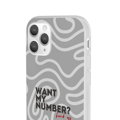 "Want my number?" High Quality Phone Case