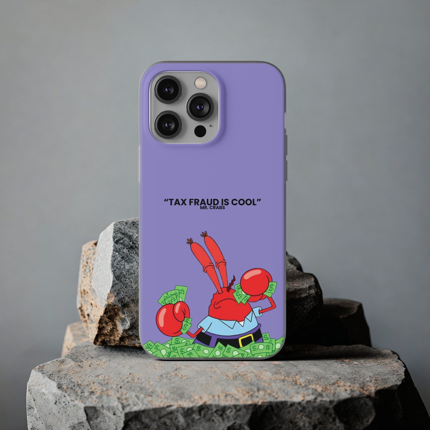 "Tax Fraud is cool" High Quality Phone Case