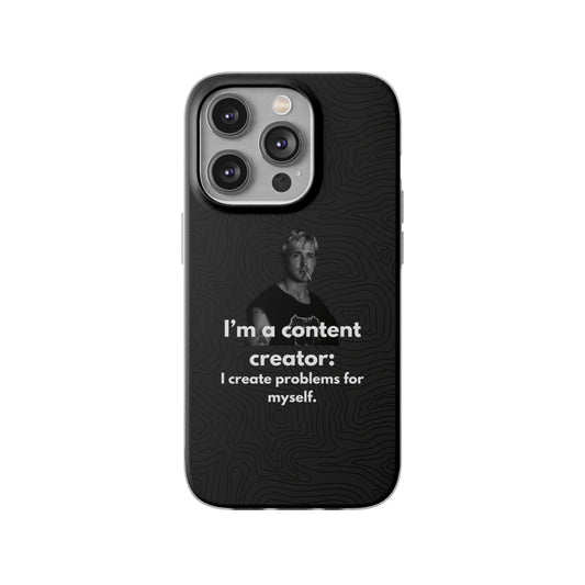 "I'm a content creator" High Quality Phone Case