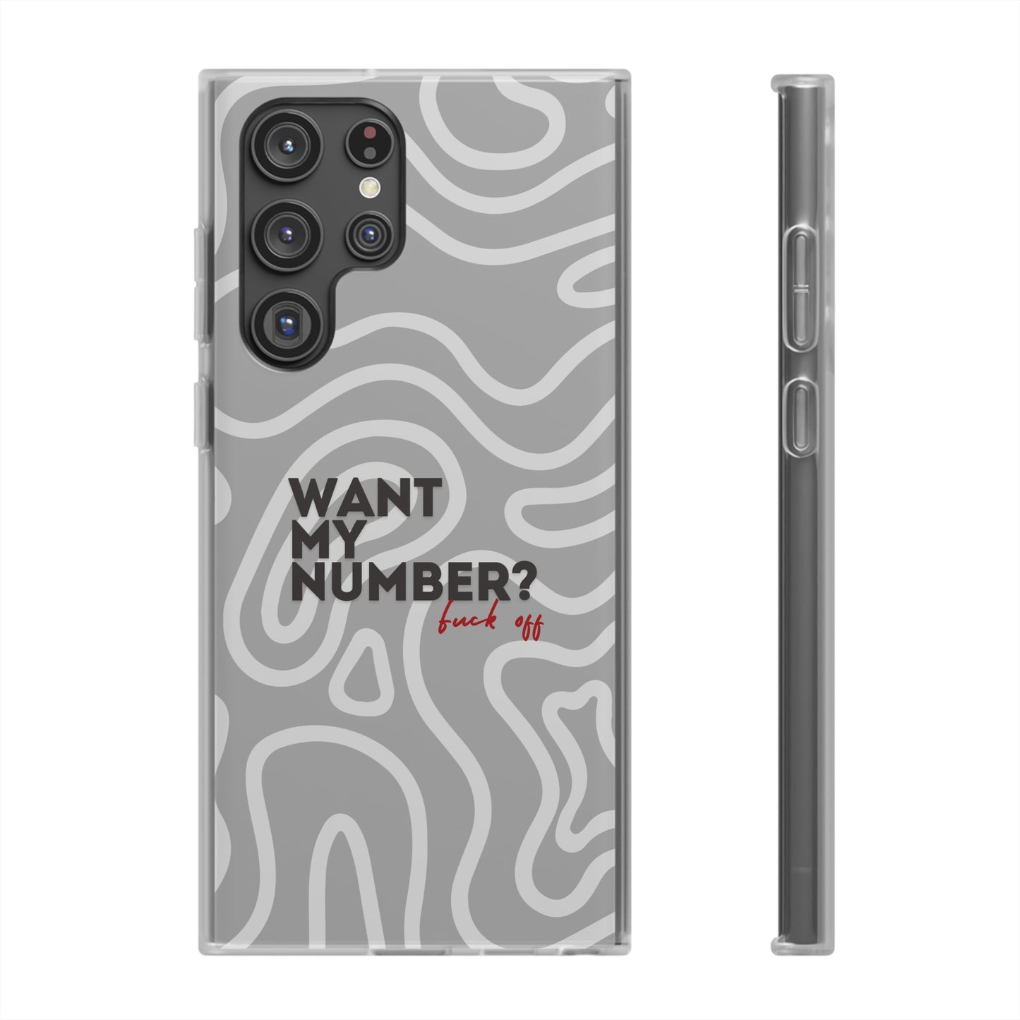 "Want my number?" High Quality Phone Case