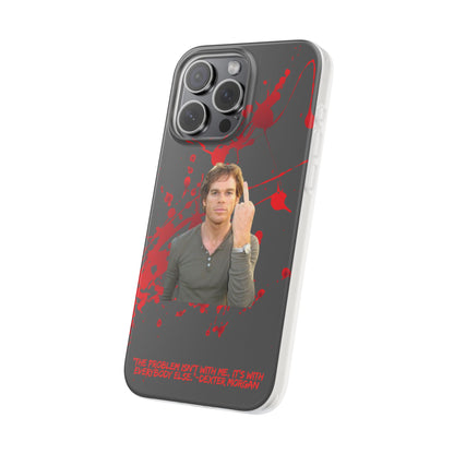 Dexter Middle Finger High Quality Phone Case