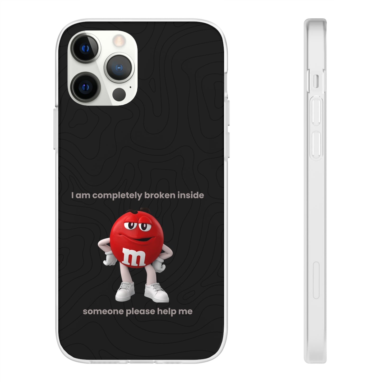 "I am completely broken inside" High Quality Phone Case