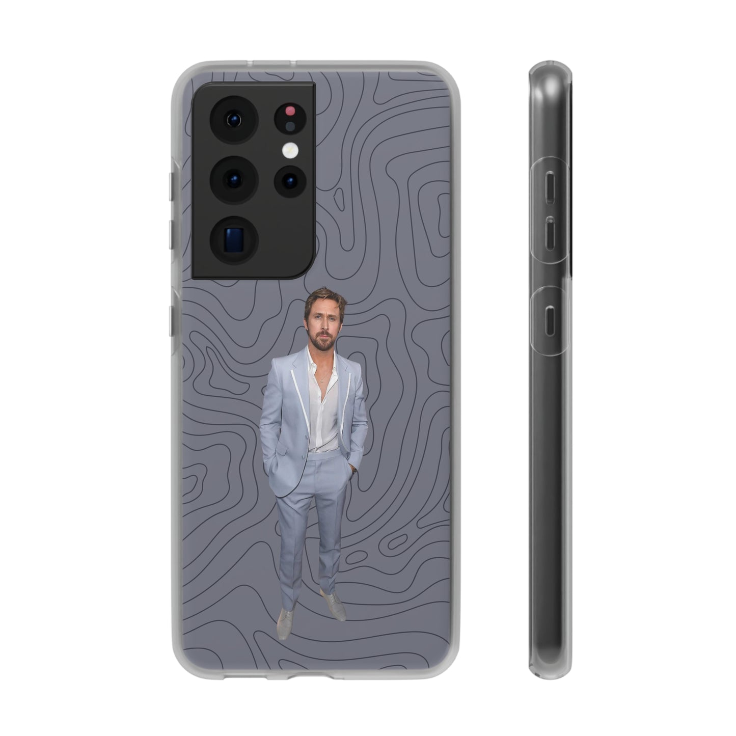 "Ryan Gosling blue" High Quality Phone Case