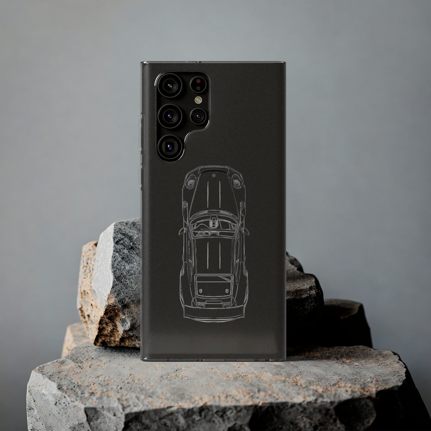 "Car Blueprint" High Quality Phone Case