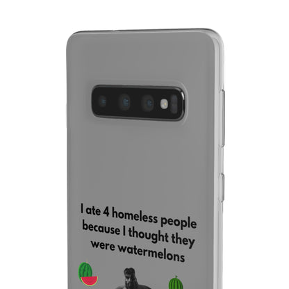 "I ate 4 homeless people" High Quality Phone Cases