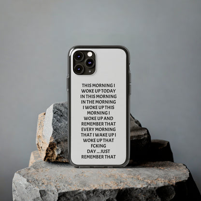 "THIS MORNING" High Quality Phone Case