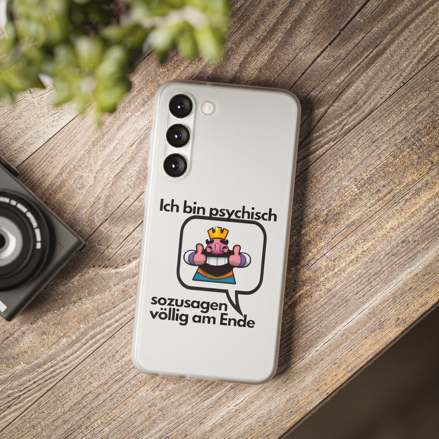 "Ich bin psychisch sozusagen völlig am Ende" High Quality Phone Case