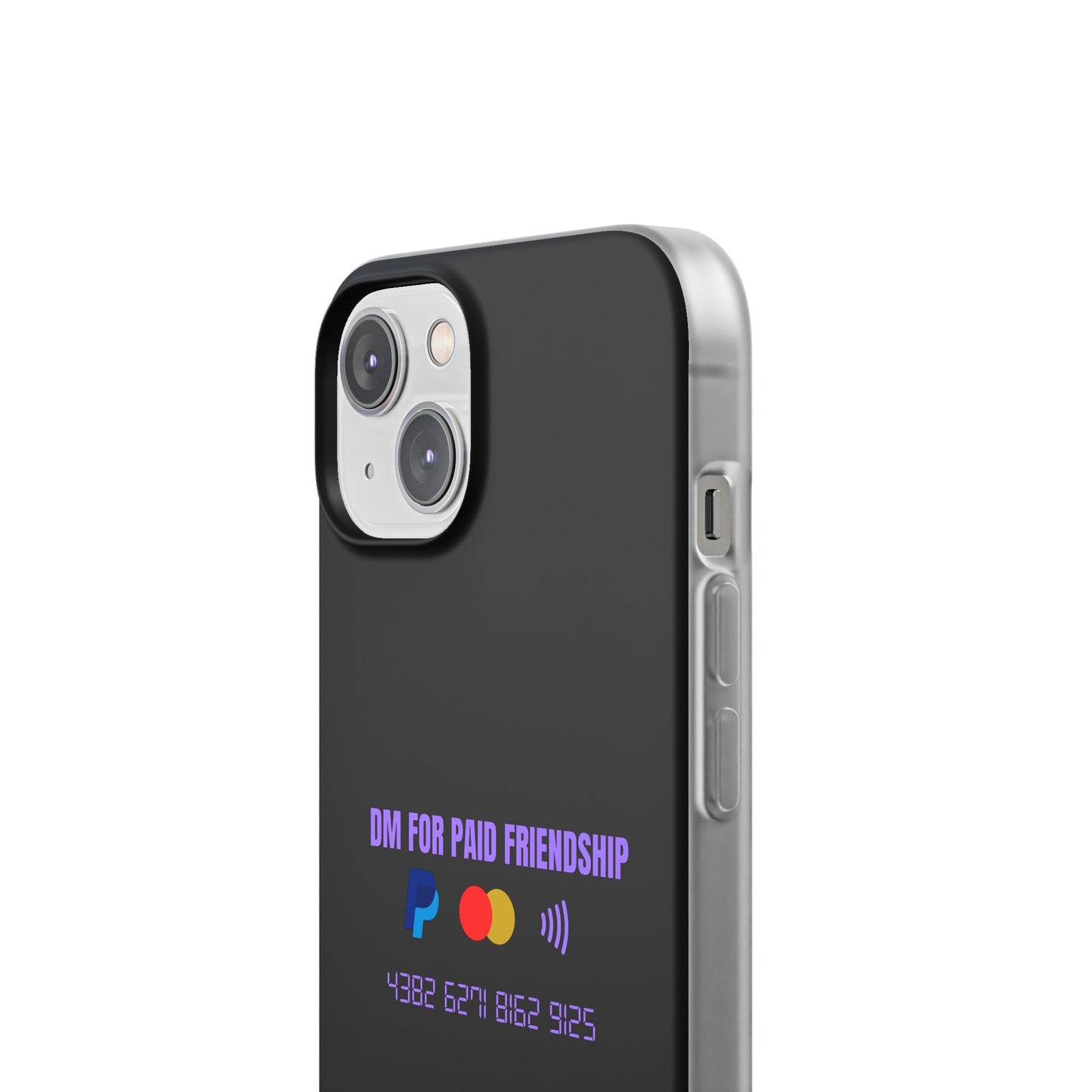 "DM for paid friendship" High Quality Phone Case