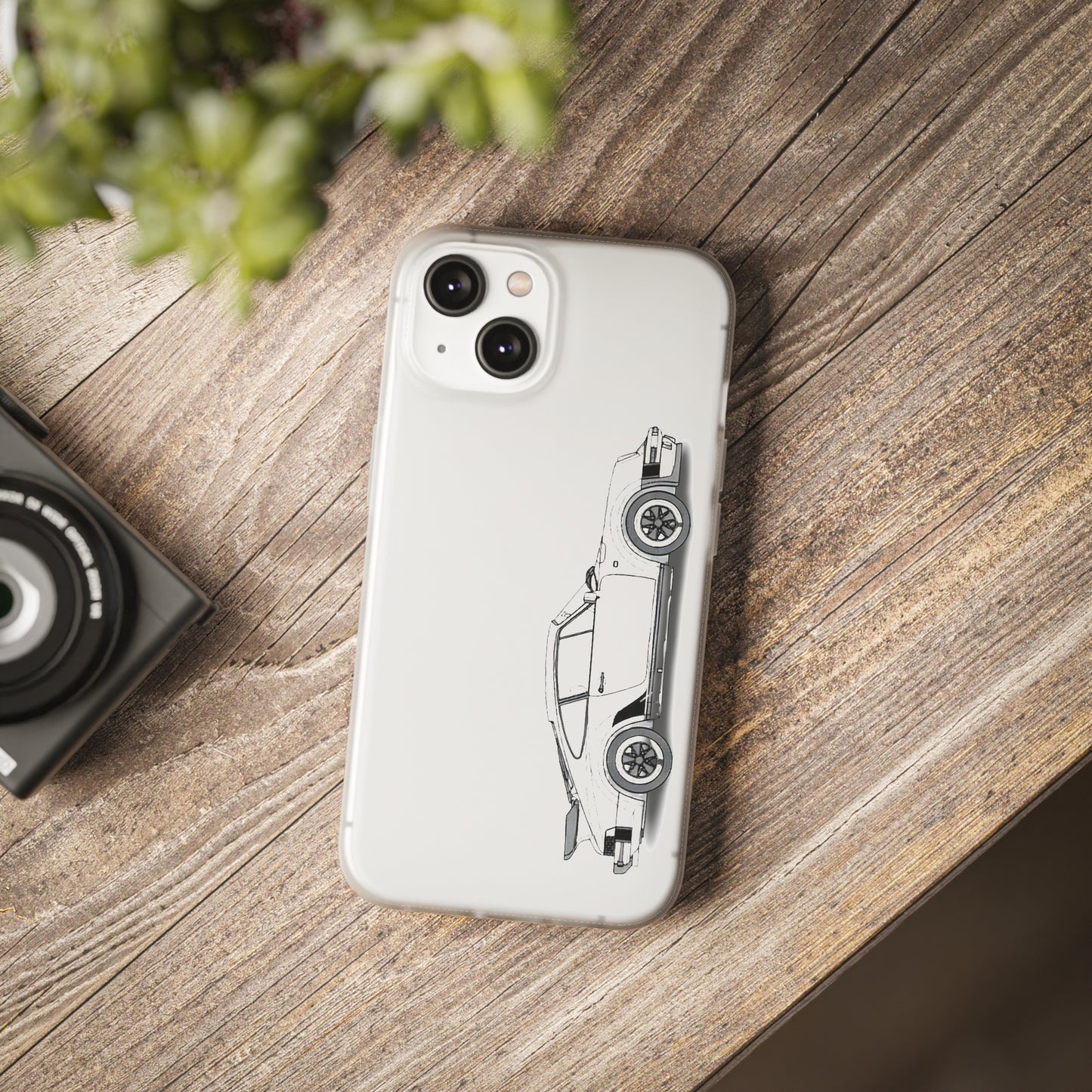 "Car Blueprint 2" High Quality Phone Case