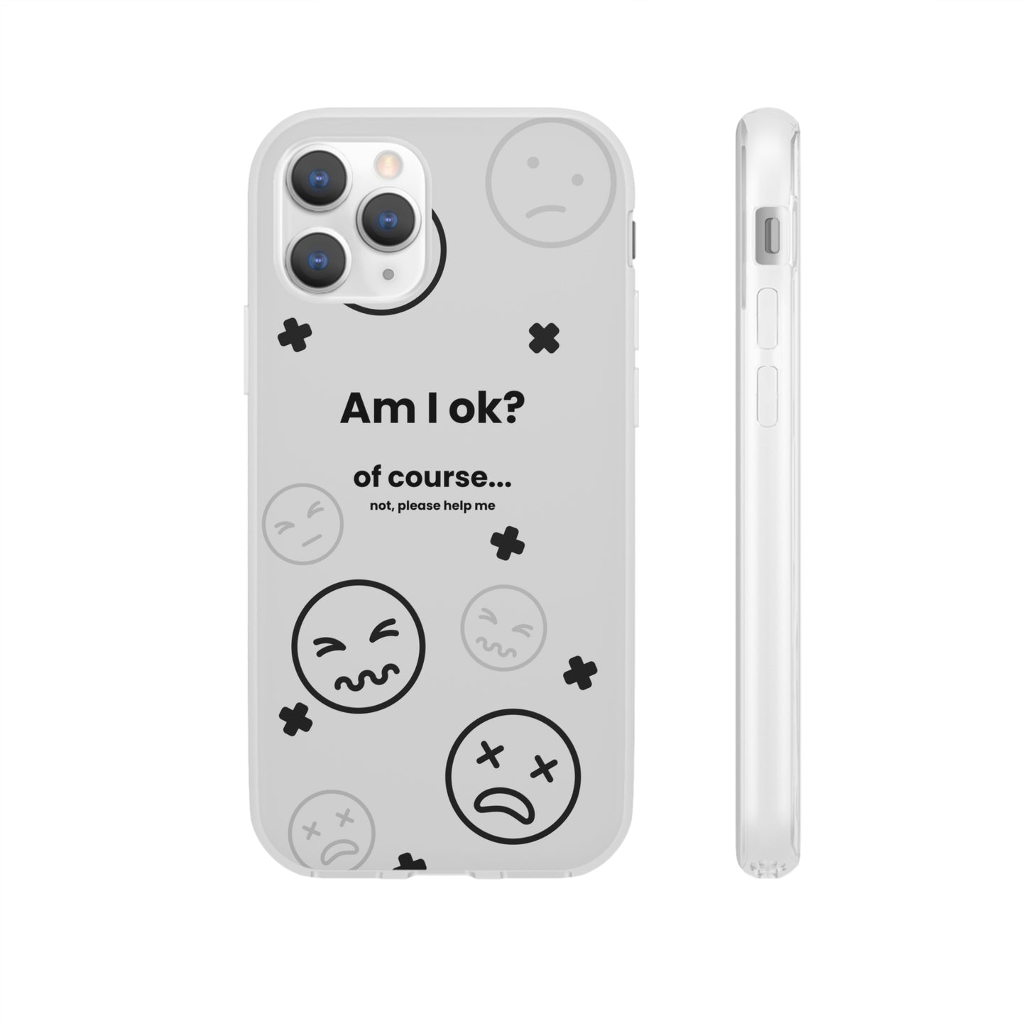 "Am I ok?" High Quality Phone Case