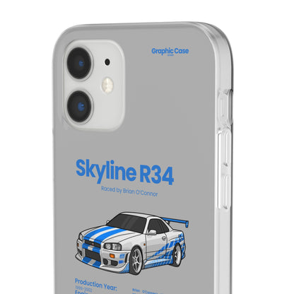 "Skyline R34" High Quality Phone Cases