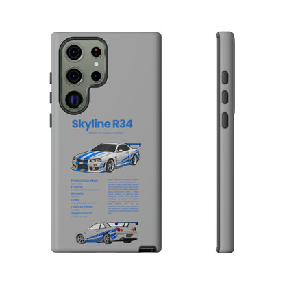 "Skyline R34" Premium Quality Phone Case