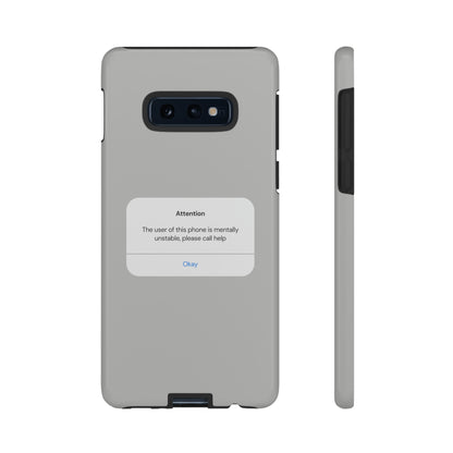 "Attention Notification" Premium Quality Phone Case