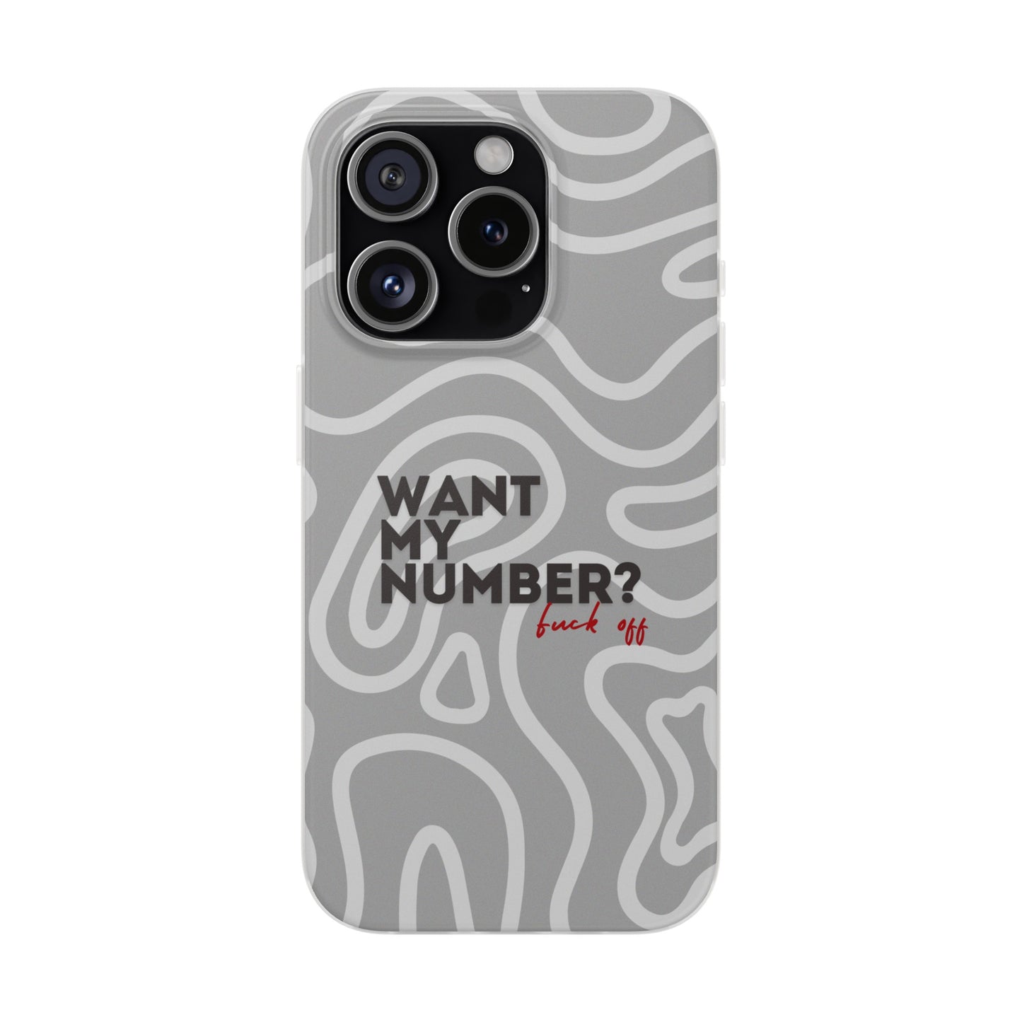 "Want my number?" High Quality Phone Case