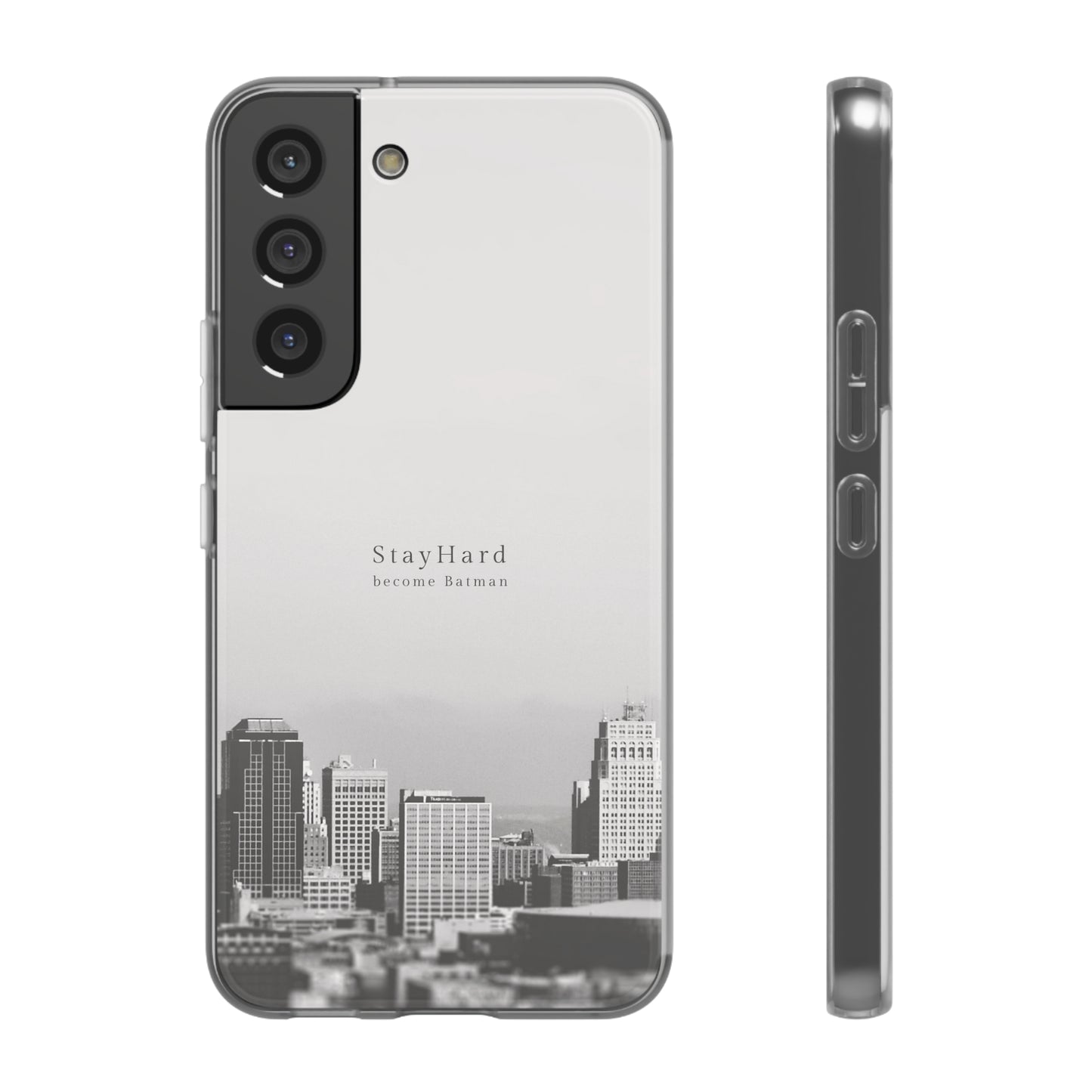 "Stay Hard become Batman" High Quality Phone Case