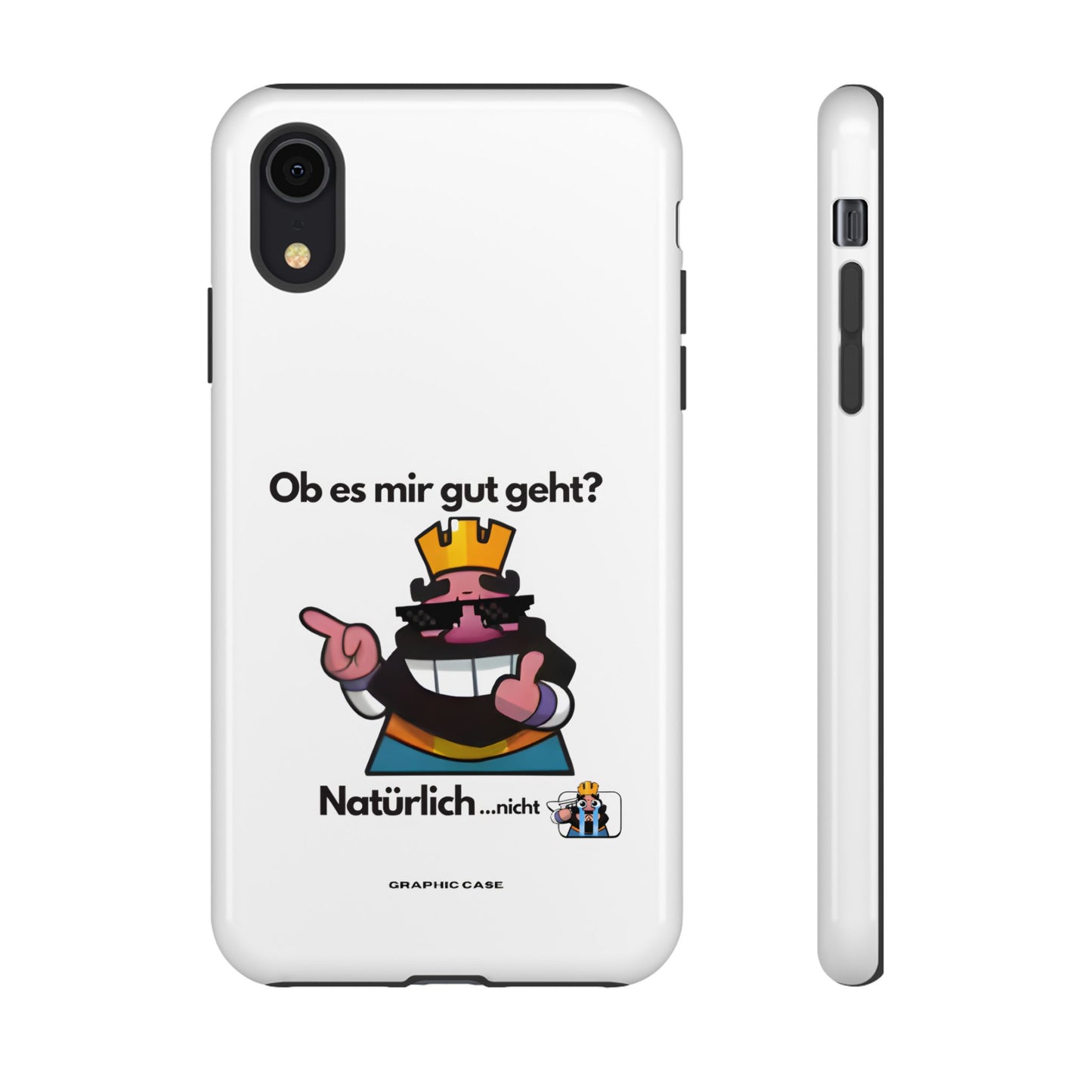 "Ob es mir gut geht?" Premium Quality Phone Case