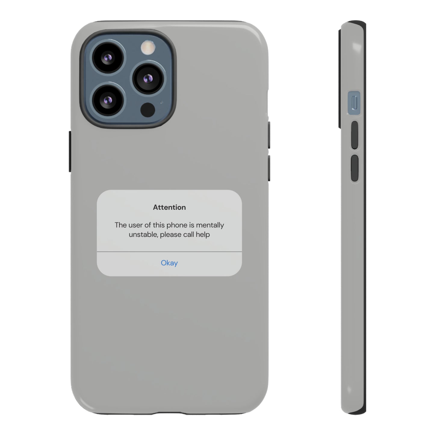 "Attention Notification" Premium Quality Phone Case