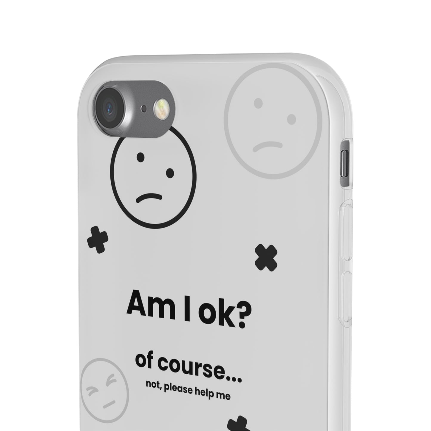 "Am I ok?" High Quality Phone Case