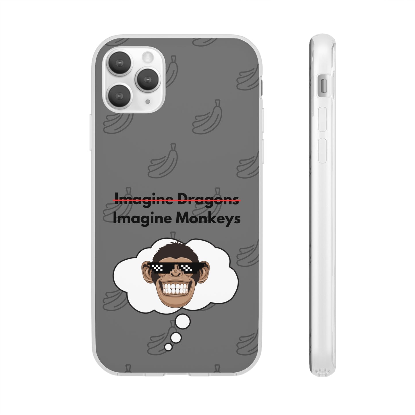 "Imagine Monkeys" High Quality Phone Case