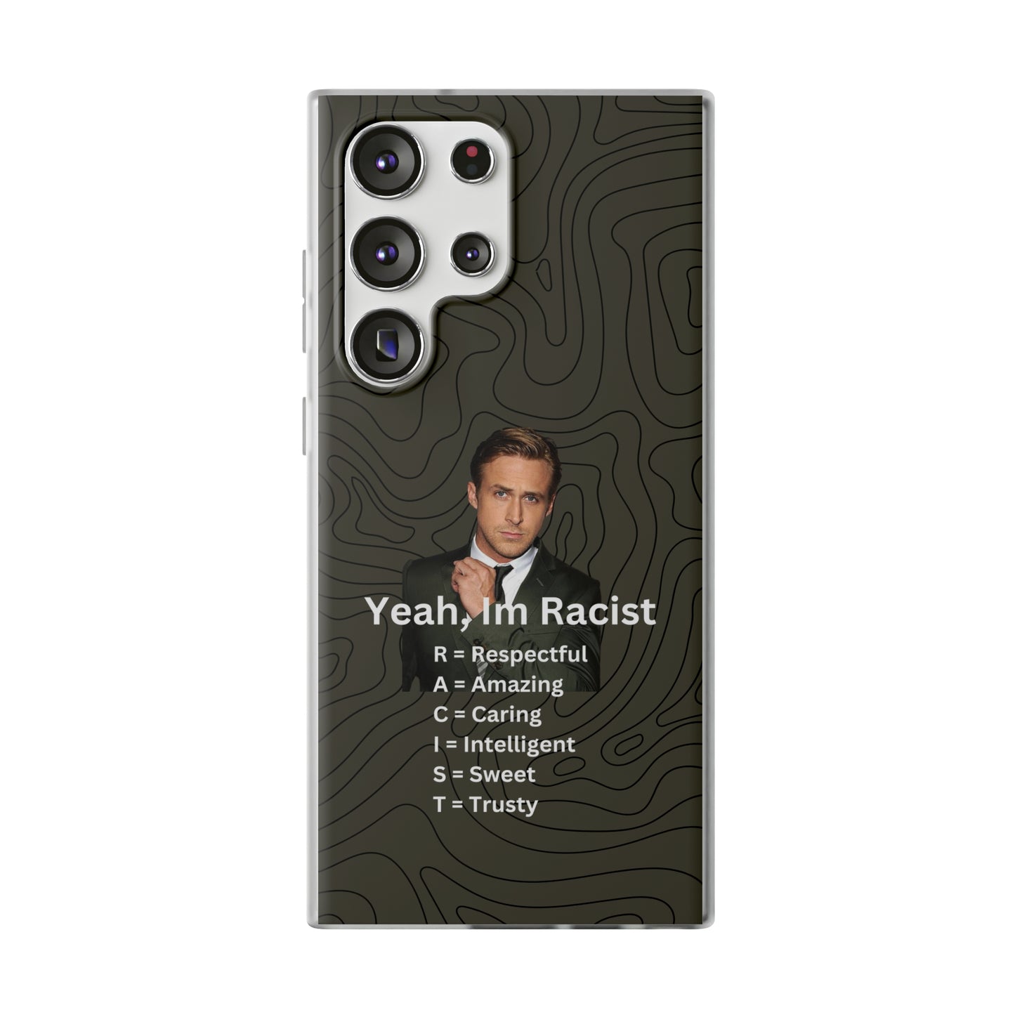 "Yeah, I'm Racist" High Quality Phone Case