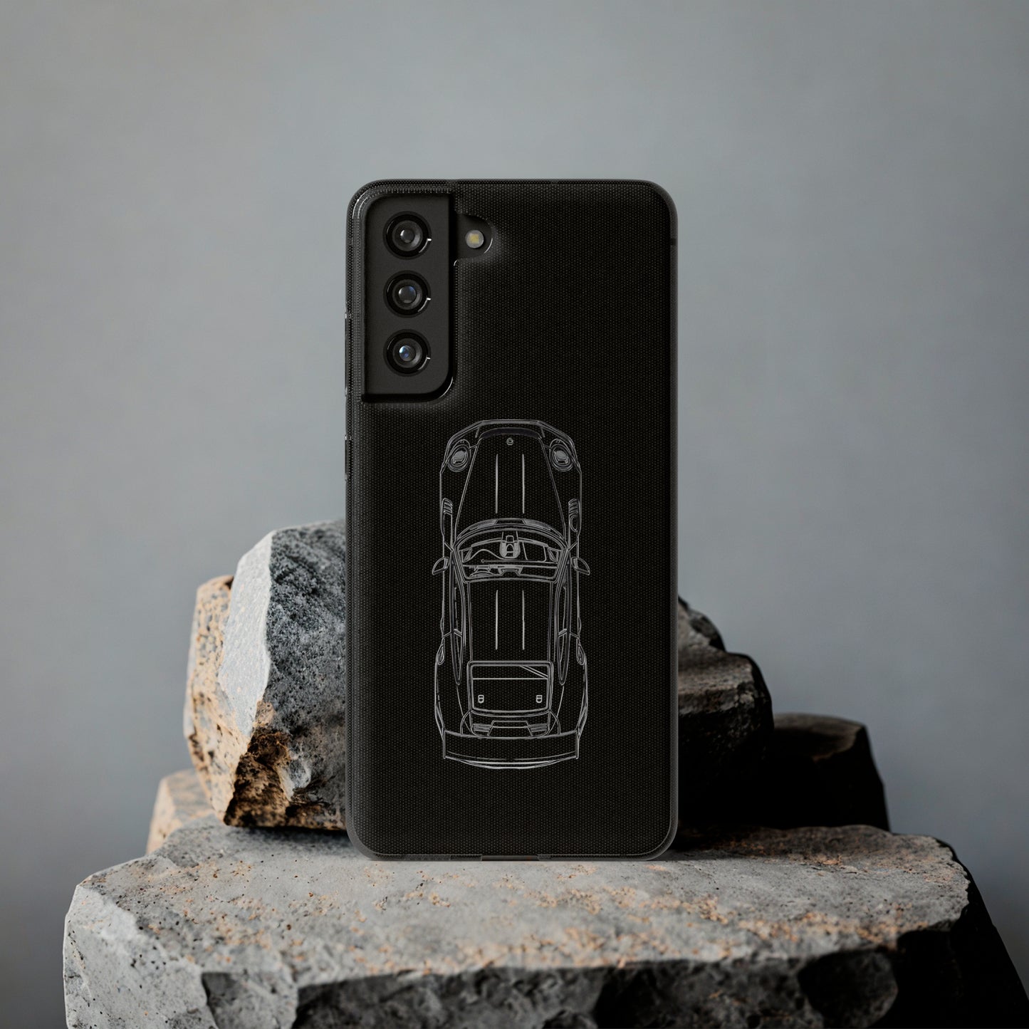 "Car Blueprint" High Quality Phone Case