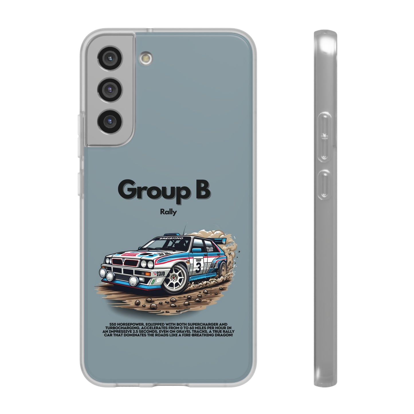 "Group B Rally Delta S4" High Quality Phone Case