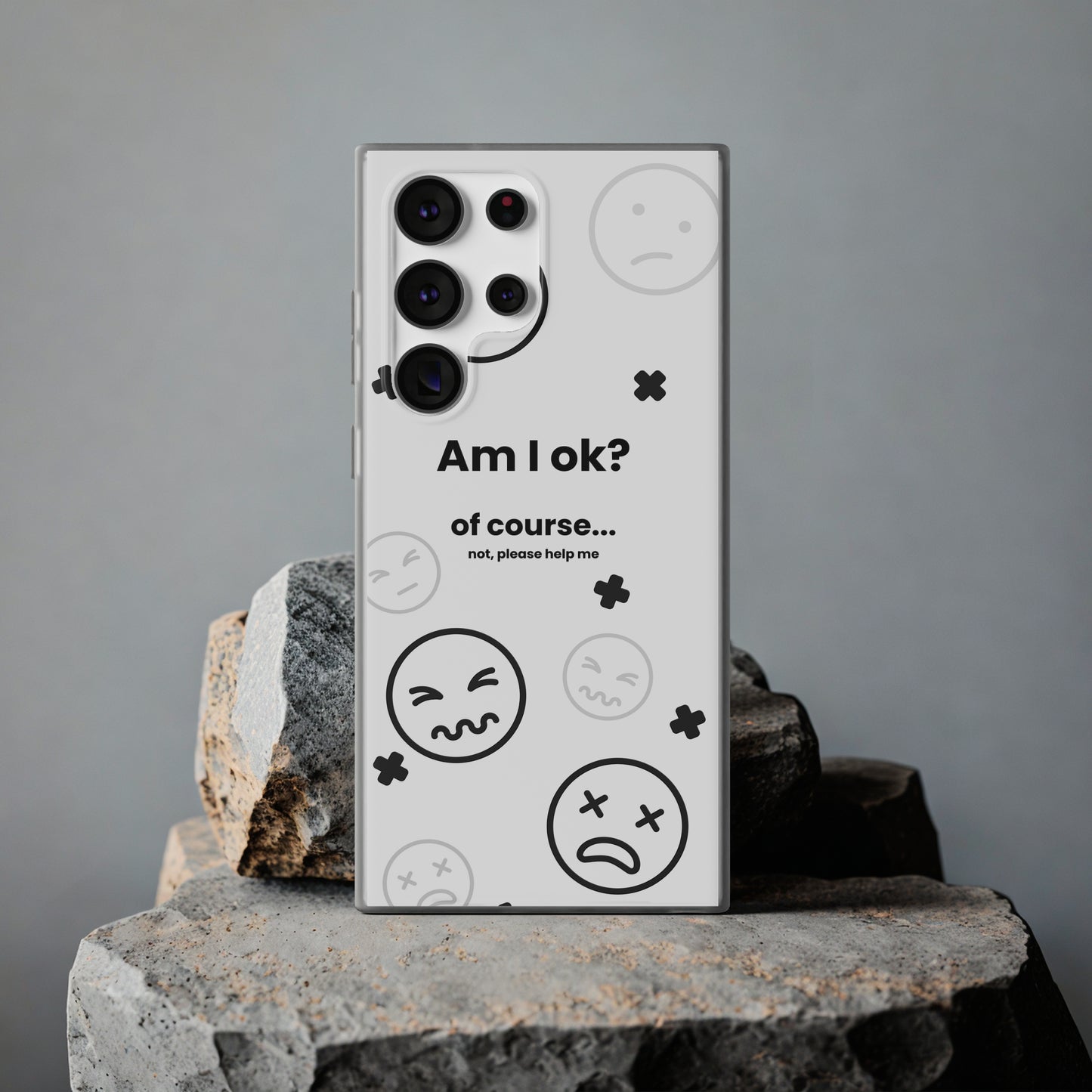 "Am I ok?" High Quality Phone Case