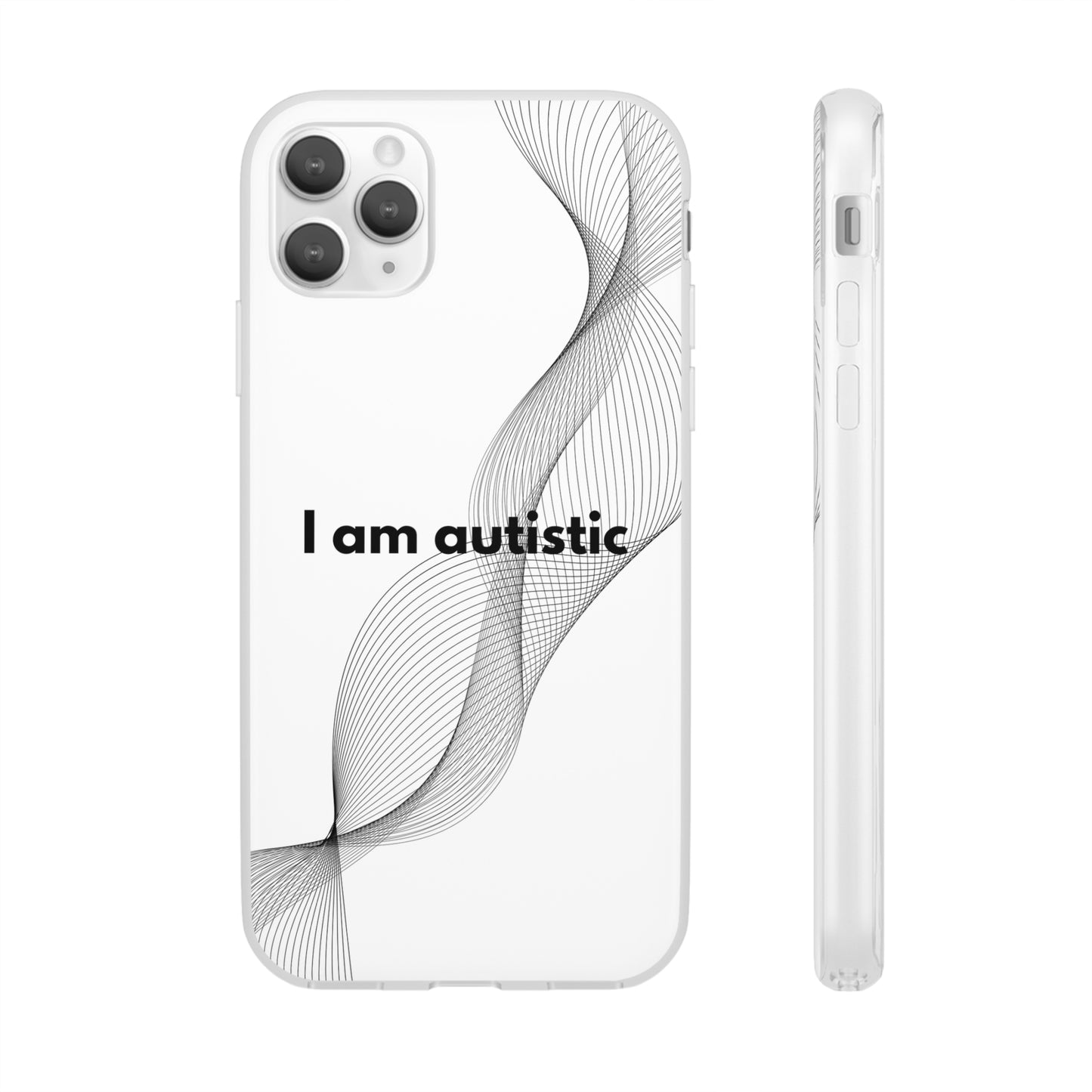 "I am autistic" High Quality Phone Case