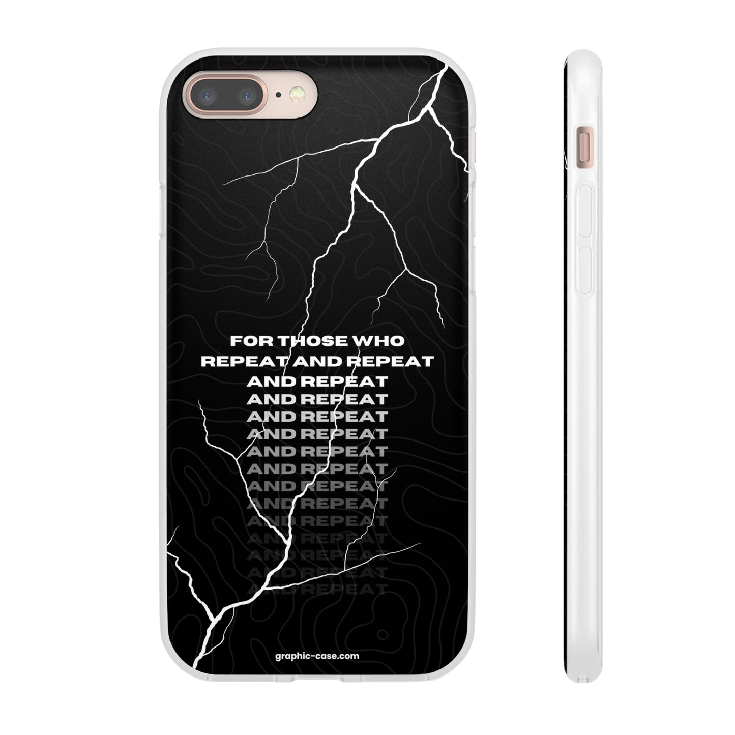 "For those who repeat and repeat..." High Quality Phone Case