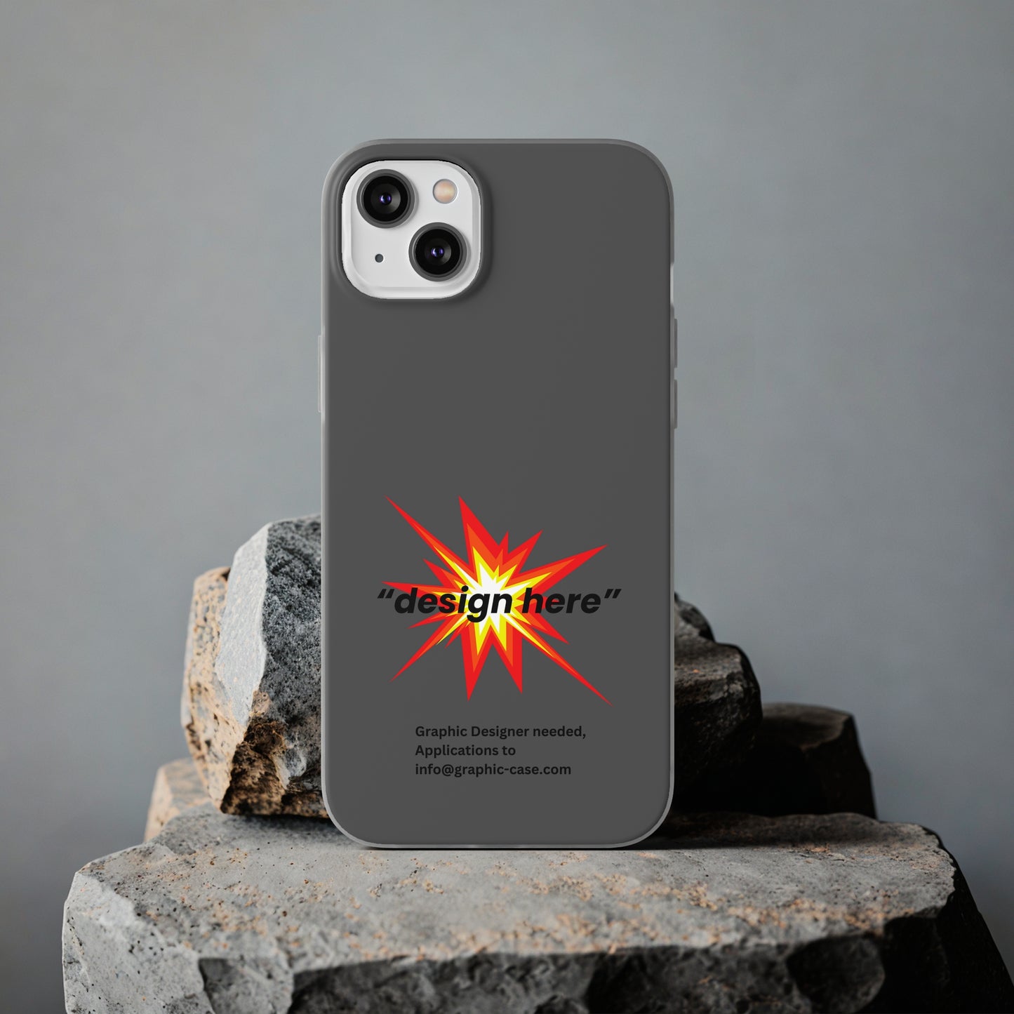 "Design here" High Quality Phone Case