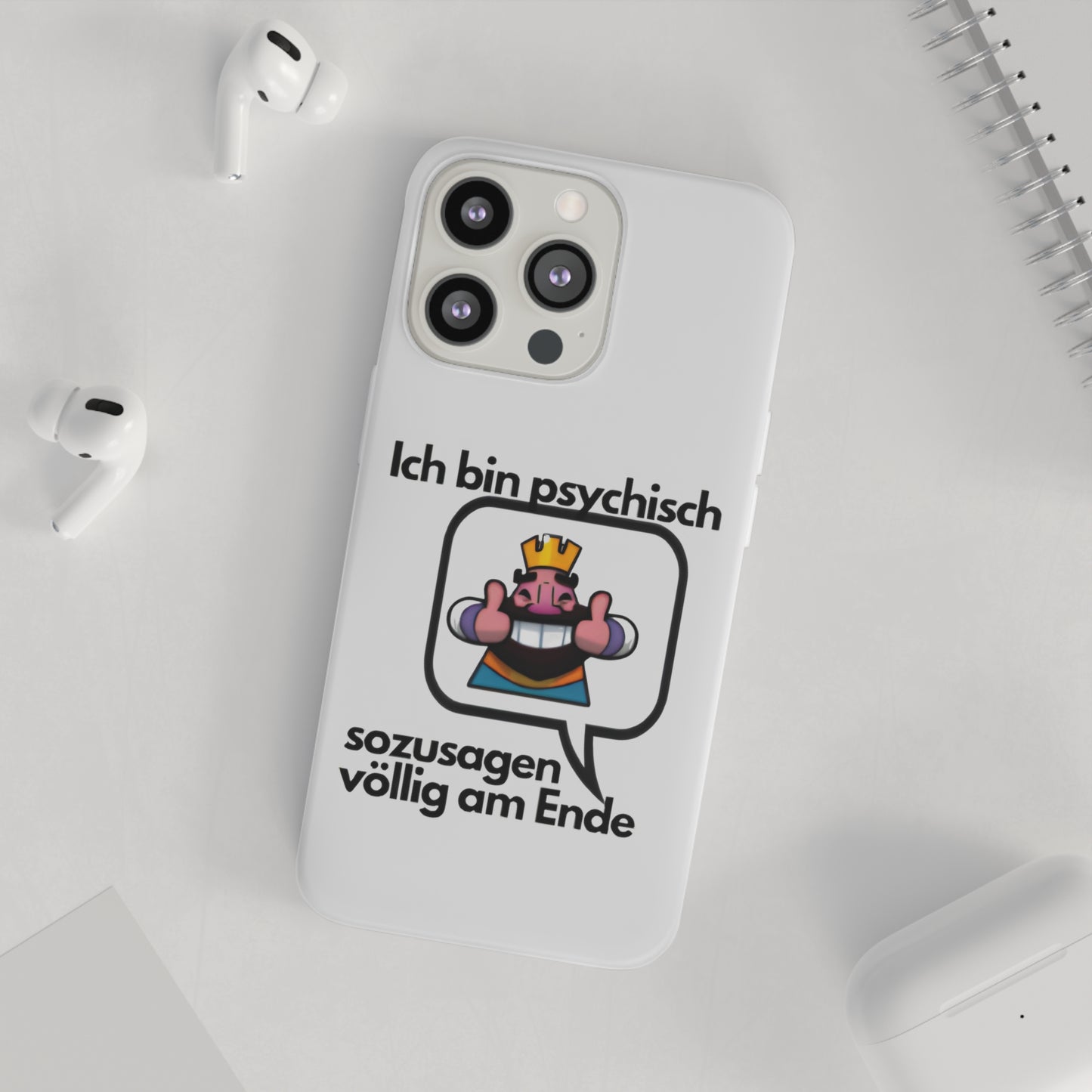 "Ich bin psychisch sozusagen völlig am Ende" High Quality Phone Case