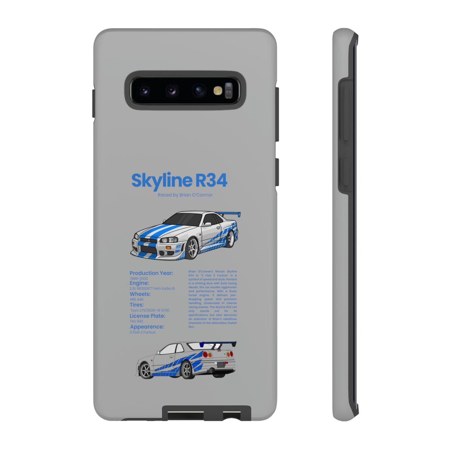 "Skyline R34" Premium Quality Phone Case