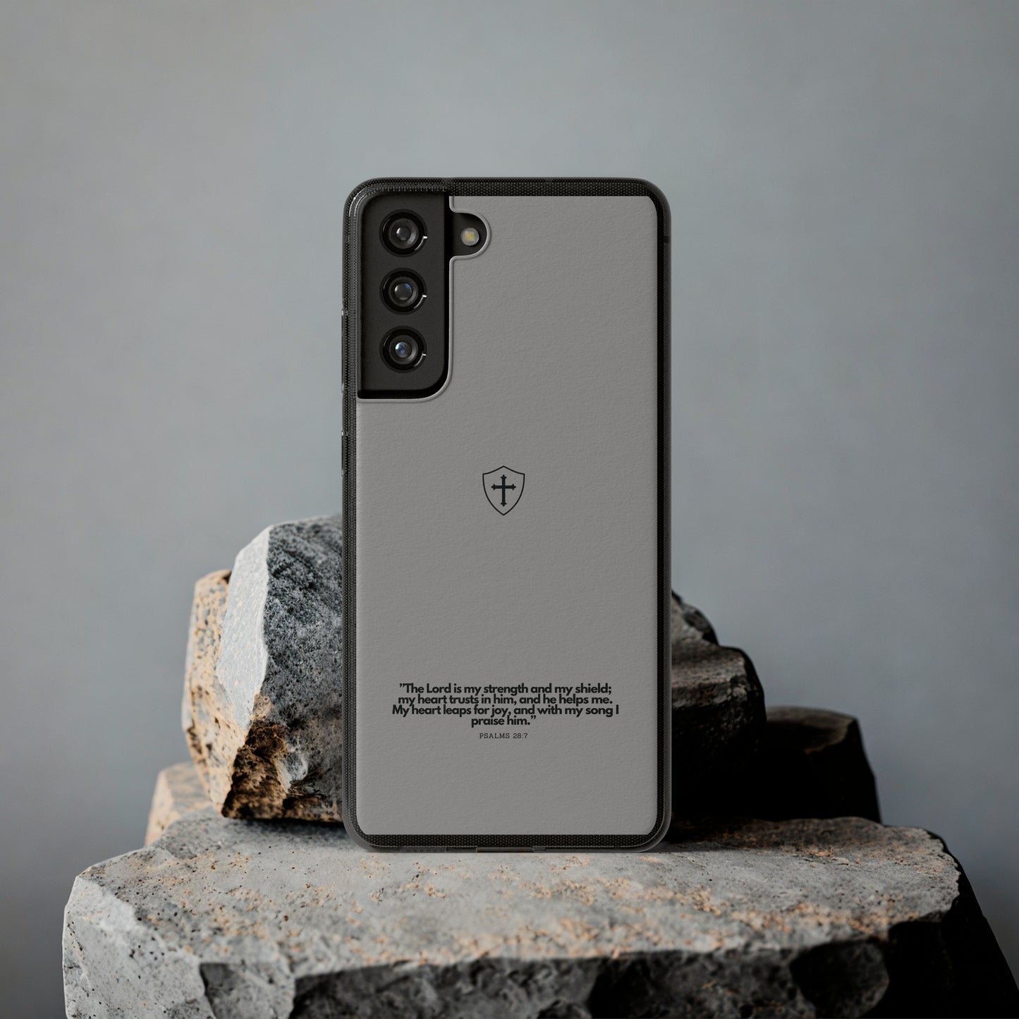 "Psalm 28:7" High Quality Phone Case